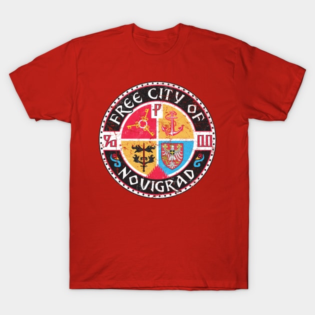 Free City of Novigrad T-Shirt by MindsparkCreative